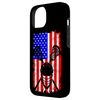 iPhone 14 Lacrosse American Flag Helmet And Sticks Case