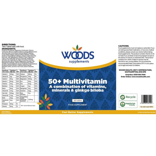 50+ Multivitamins (360)