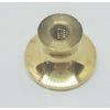 3/4" Polished Turned Solid Brass BOOKCASE Knob desk small cabinet drawer pull...