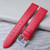 Talk Time Genuine Calf Leather Watch Strap With Nubuck Lining Red 16mm