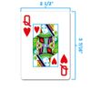 Copag Elite 100% Plastic Playing Cards Poker Size Jumbo Index Single Deck (Red)