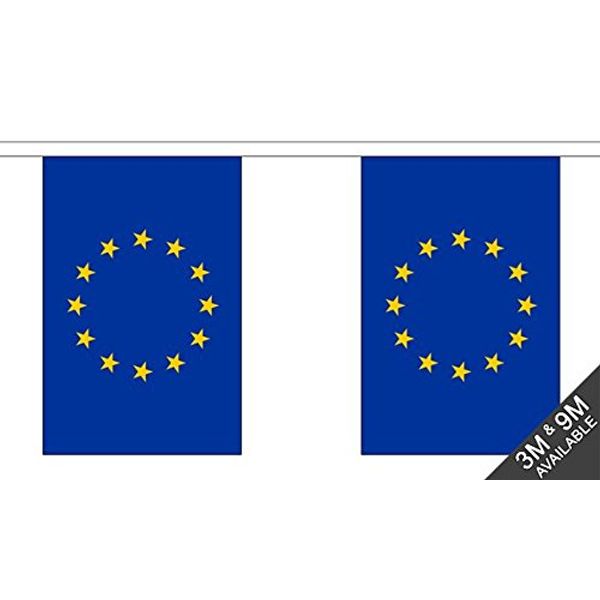 European Union (EU) Bunting (30 flags) 9m
