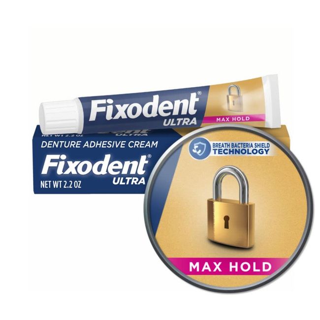 Fixodent Denture Adhesive Powder Extra Hold - 1.6 oz Pack of 2