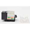 Micro Connectors CAT6 Punch Down Keystone Jack/Black 10-Pack