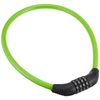 Peach Craft Bicycle Key Lock Cable Lock Wire Lock Dial Lock 4 Digit CYCLKD4002GN Green