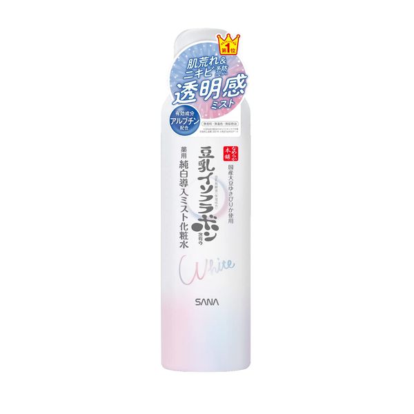 Nameraka Honpo Micro Pure White Mist Lotion, 5.3 oz (150 g), Soy Milk Isoflavone, Whitening, Moisturizing