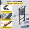 Wrought Iron Handrail Stair Railing Fit 1 Step Adjustable Hand Rail