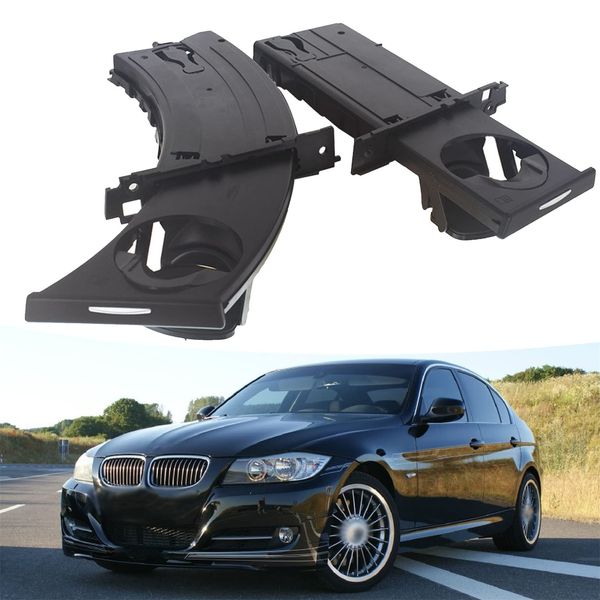 munirater 1Pair Retractable Front Left & Right Side Drink Cup Holder Replacement for 2006-2013 E90 E91 E92 E93 51459173463 51459173469