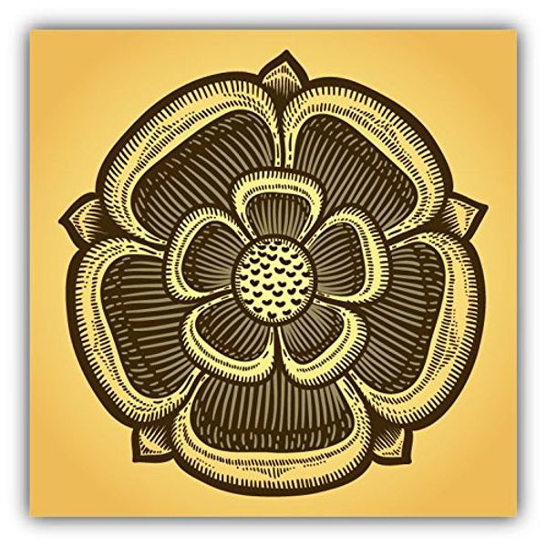 Zirni Rose Heraldic Sticker Decal Design