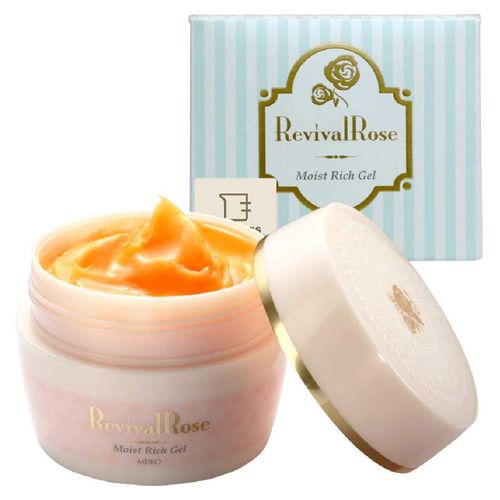 Beakers All-in-One Gel, 3.5 oz (100 g), Moist Rich Gel (All-in-One Rose Lotion, Beauty Essence, Milky Lotion, Cream, Makeup Base, Time-Saving, Revival Rose)