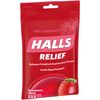 Halls Strawberry Flavor Menthol Drops, 30 Each