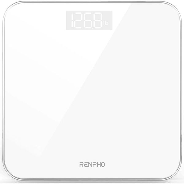 Renpho Digital Body Weight Scale, with Accurate Scale for Body Weight - White