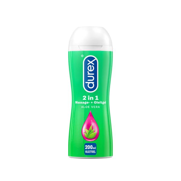 Durex Massage 2 in 1 Aloe Vera (200 ml) Gel lubricant and massage