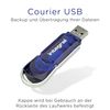 Integral 2-Pack 128GB USB Memory 2.0 Flash Drives Courier Blue