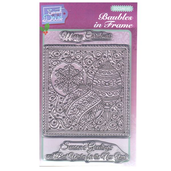 Sweet Dixie SDCSA6141 Baubles in Frame, Multi-Colour