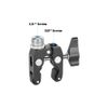SZRIG Super Clamp with 5/8"-27 Male Thread for Microphone Mount(Black)