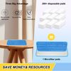 Microfiber Spray Mop Replacement Heads for Wet/Dry Mops Compatible with Bona Floor Care System (5 Pack)