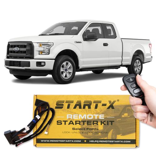 Start-X Remote Start Kit For Ford F-150 2015-2020, F-250/F-350 17-21, Ranger 19-23, Transit Connect 19-22, Transit 20-23, Bronco Sport 21-23, Edge 15-20, Escape 20-22, Expedition 18-21, Explorer 16-23