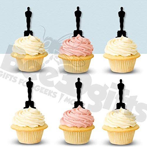 Oscar Party Grammys Awards Party Cupcake Toppers Pack of 12