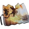 Large 57x27 Sunrise Car Windshield Fold-able Sunshade Bundle New For Chevy