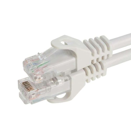 Cables Direct Online Cat5e 100FT Network Ethernet Patch Cable, 350Mhz Internet Wire, Compatible with PC, Laptop, Modem, Router, TVs, Printer Cord, Consoles for Home and Office, White