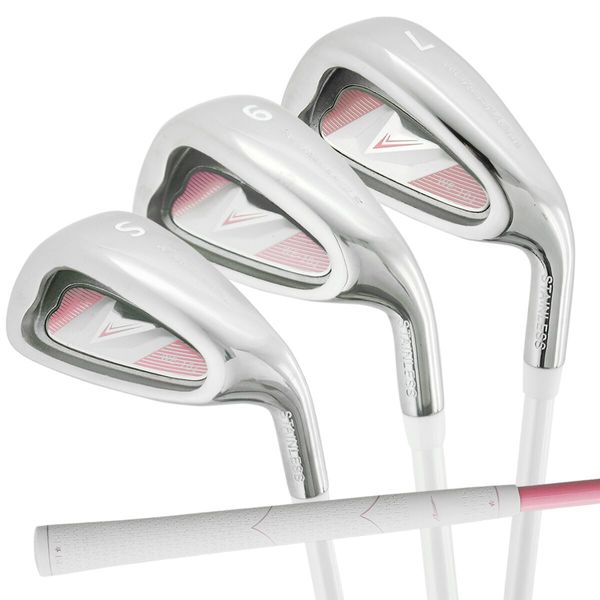 WORLD EAGLE 101 Women's Golf Half Iron Set of 3 White