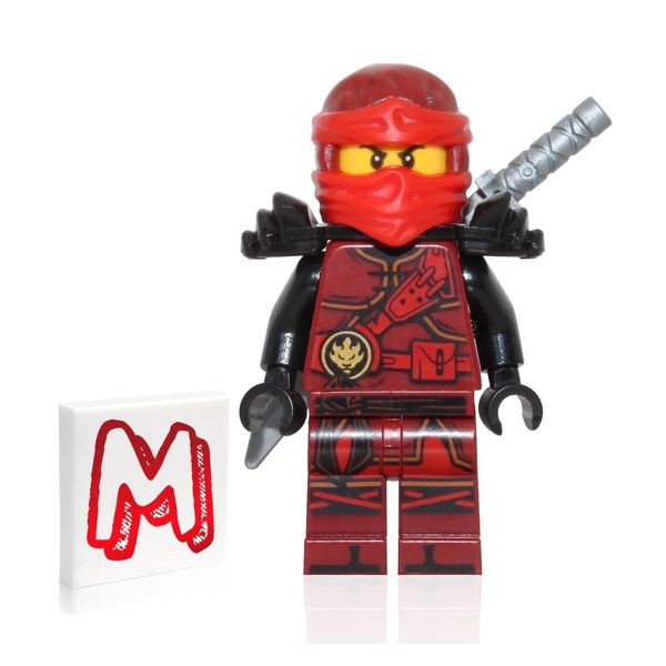 LEGO NinjaGo Minifigure - Kai (Hands of Time with Black Armor and Samurai Sword) 70627