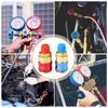 2X A/C Air Conditioning High/Low Quick Connector Adapter Coupler SAE Male Flare