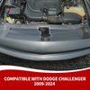 💥 Black Engine Hood Lock Bolt Gap Protection Cover For Dodge Challenger 2009+
