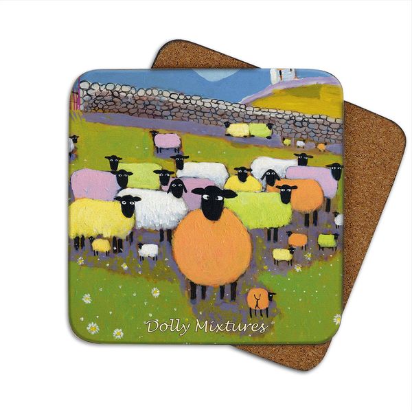 Dolly Mixtures Coaster by Thomas Joseph - Funny Sheep
