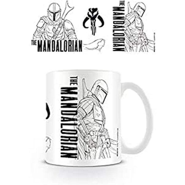 Star Wars: The Mandalorian (Line Art) Mug