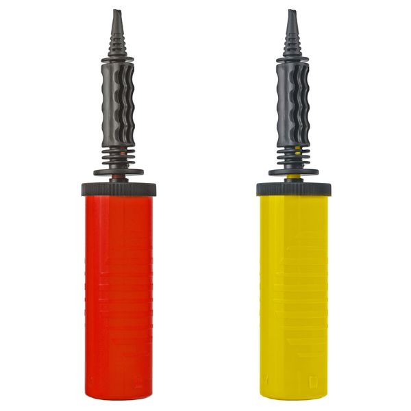 Partydeco Professional Pump for Inflating Balloons, Assorted Colours, POR2