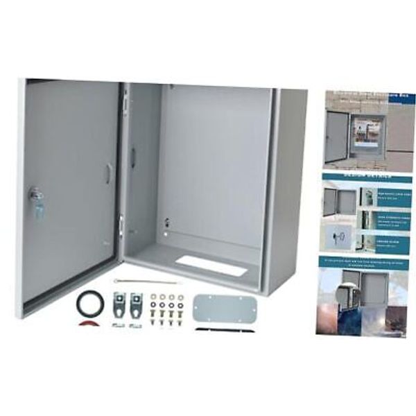 Waterproof Electrical Enclosure Outdoor Electrical Box 12 x 12 x 8'' Grey