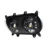 Double LED Headlight DRL Projector Adjustable Beam Lamp for Road Glide 2015-2023