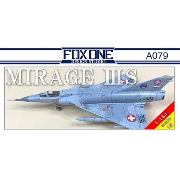 Fox One Design 1/144 Swiss Air Force Mirage 3S 3D Printer Kit FXNA079