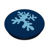 Danish Pastel Abstract Algae Modern Minimalist Blue PopSockets Standard PopGrip