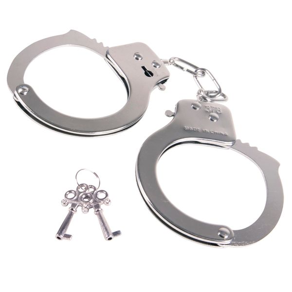 Kangaroo Toy Handcuffs for Kids – Police Role Play Kids Handcuffs with Keys – Fake Pretend Play Mini Metal Handcuff Props – Halloween Costumes Hand Cuffs for Toddlers – Sheriff Police Costume for kids