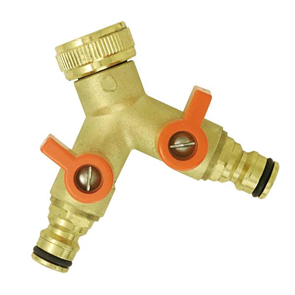 Boutt 2102813 RJM Brass Tap Connector 2 Automatic Output Valves