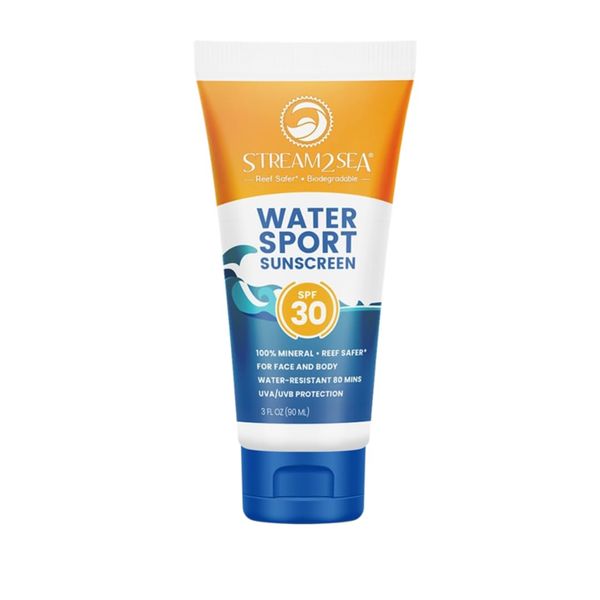 STREAM 2 SEA SPF 30 Mineral Sunscreen Biodegradable and Reef Safe Sunscreen, 3 Fl oz Non-Greasy and Moisturizing Mineral Sunscreen For Face Protection and Body Against UVA and UVB