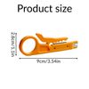 Tabanzhe Mini Wire Stripper-Cable Cutter Crimper Portable Impact Punch Down Tool for Network Data Cable RJ45/CAT5/CAT6 Cable Management Tools