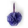1541 London Exfoliating Bath & Shower Body Puff/Scrunchie/Buffer (Aubergine)