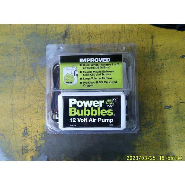 Marine Metal B15 Aeration System Power Bubbles 12V DC One Size new