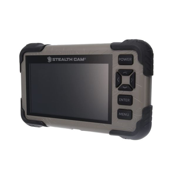 Stealth Cam SD Card Reader/Photo & HD Video 1080P Viewer | Durable Water-Resistant Housing | 4.3" Color LCD Touch Screen | 5 Point Touch Detection | Wrist Lanyard