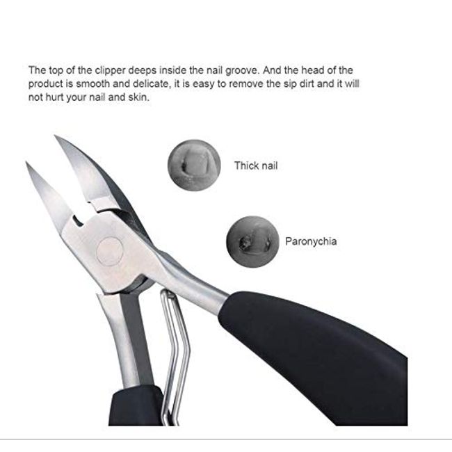 Professional Toenail Clippers for Thick Nails for Seniors - Thick Toenail  Clippers for Men - Large Handle for Easy Grip + Sharp Stainless Steel -  Best