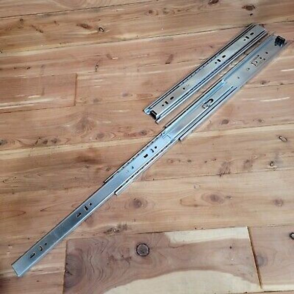 10 Pair Heavy Duty Ball Bearing Drawer Slides Full Extension 14" 100 lb Rated