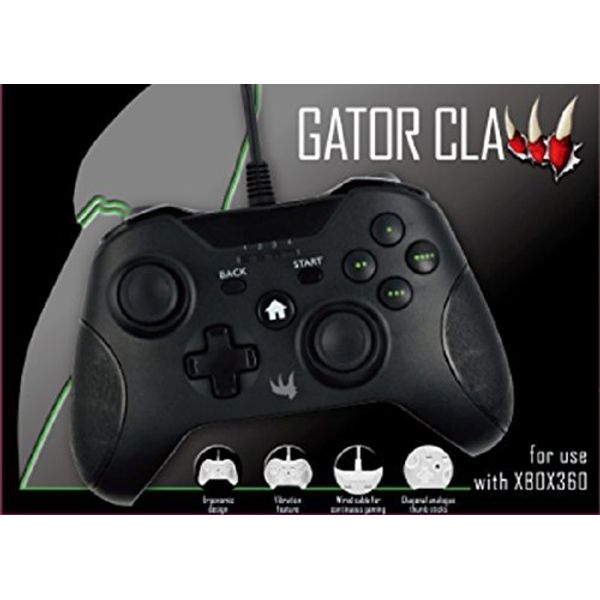 GATOR CLAW Wired Xbox 360 Controller Game Pad