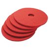 Premiere Pads Standard 13-Inch Diameter Buffing Floor Pads, Red