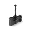 Uimoso 600PCS Universal Hidden Deck Fasteners Composite Decking, Black T Clips