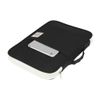 Multi-Functional A4 Document Bag Portfolio Organizer Case Zippered Oxford Waterproof Document Bag (Black)