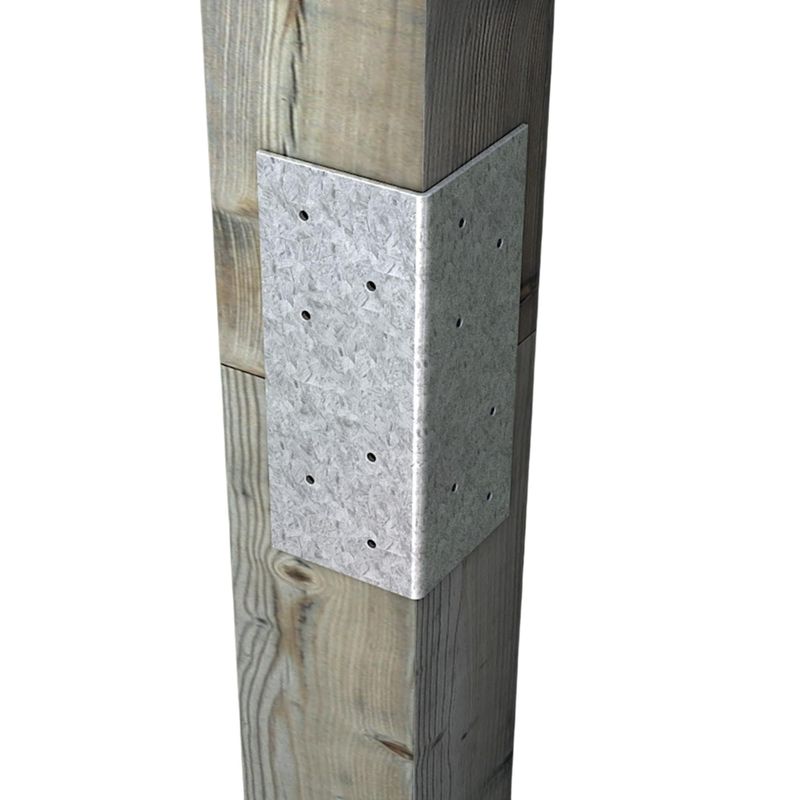 [FIXINGS DIRECT] Galvanised Universal Post Extender Brackets | Extender ...